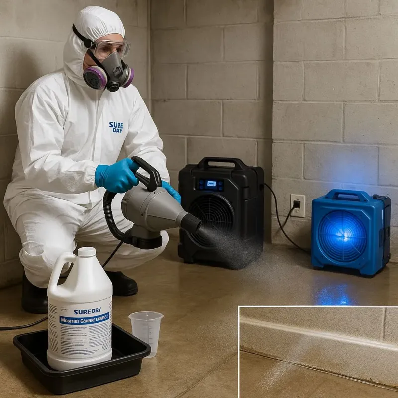Sanitization and Odor Removal process in Plainfield Village, CT